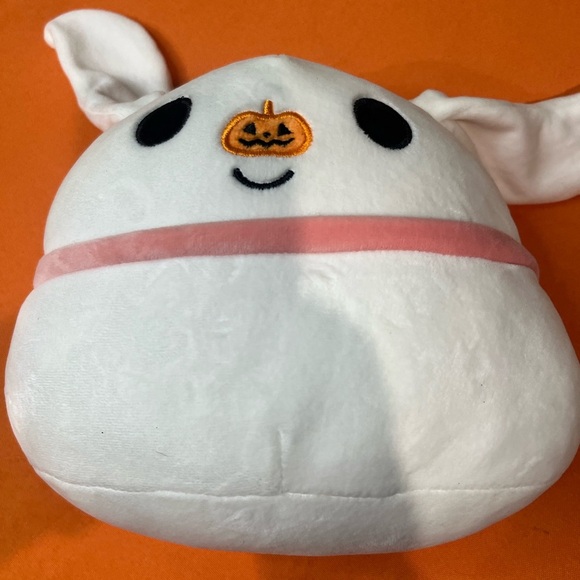 6/$25 Zero Nightmare before Christmas White and Pink Stuffed Animal - Picture 8 of 9